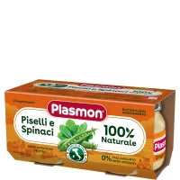 Omogeneizzato Piselli e Spinaci, 2 confezioni da 2x80g