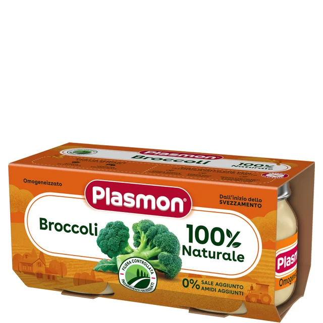 Omogeneizzato Verdura Broccoli, 2 confezioni da 2x80g