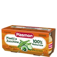 Omogeneizzato Verdura Piselli Zucchine, 2 confezioni da 2x80g
