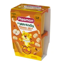 La merenda banana-mela-biscotto-miele, 3 confezioni da 2x120gr