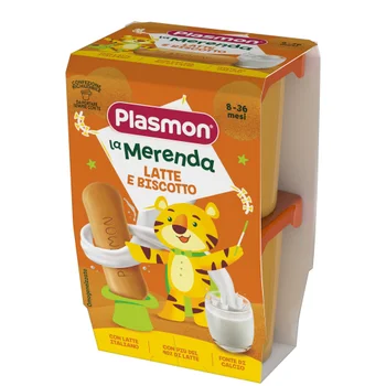 La merenda latte e biscotto, 3 confezioni da 2x120gr