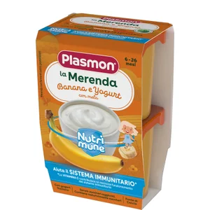 La merenda nutrimune banana e yogurt, 3 confezioni da 2x120gr