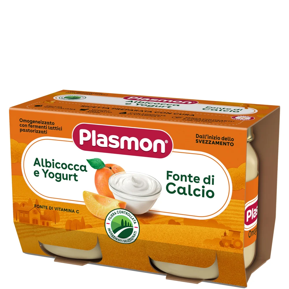 Omogeneizzato Albicocca Yogurt*, 3 confezioni da 2x120gr Image 1