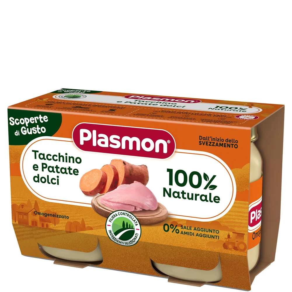 Omogeneizzato Scoperte Di Gusto Tacchino e Patate, 3 confezioni da 2x120g Image 1