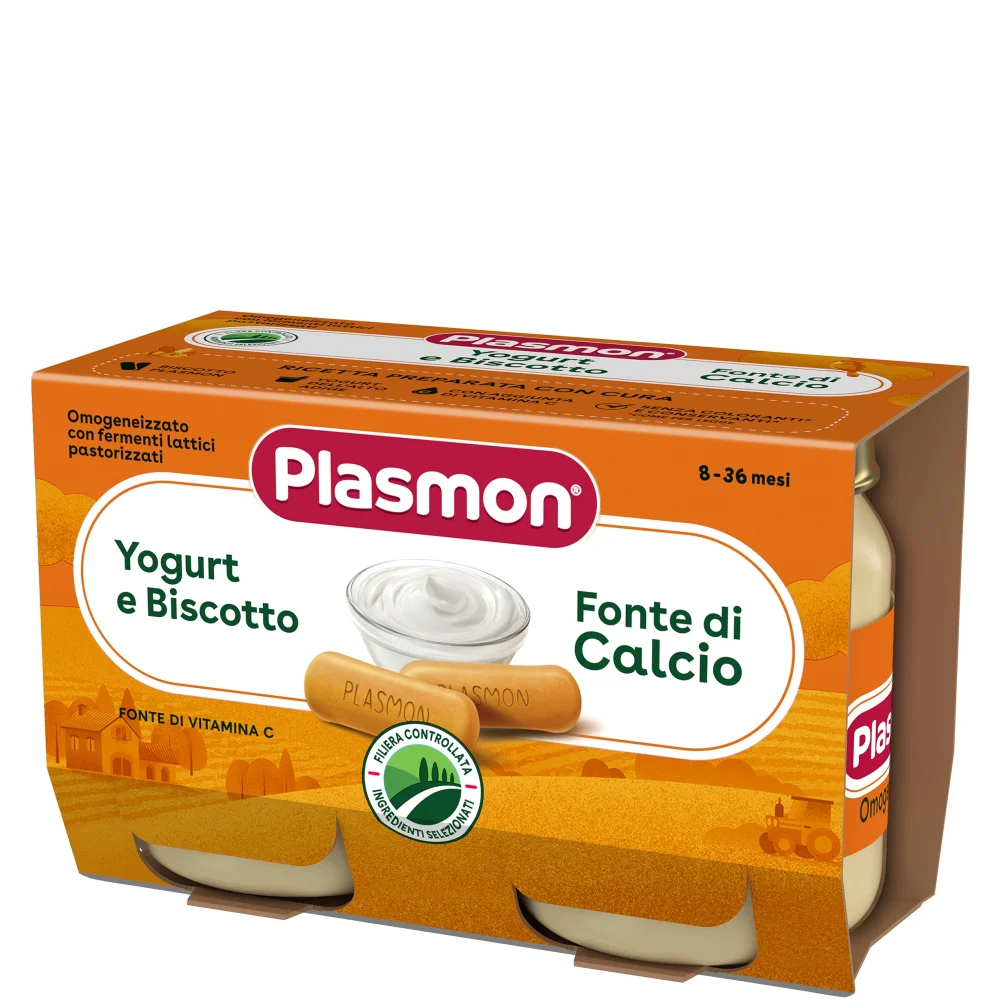 Omogeneizzato Yogurt* Biscotto, 3 confezioni da 2x120gr Image 1