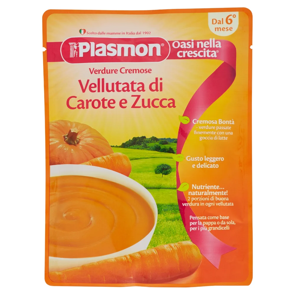 La Vellutata Carote e Zucca 4 x 180g Image 1