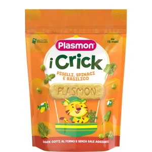 Snack i Crick Piselli Spinaci Basilico 6 x 100g