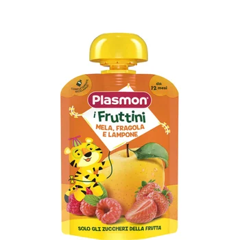 I Fruttini Plasmon Mela, Fragola e Lampone 6 x 130g