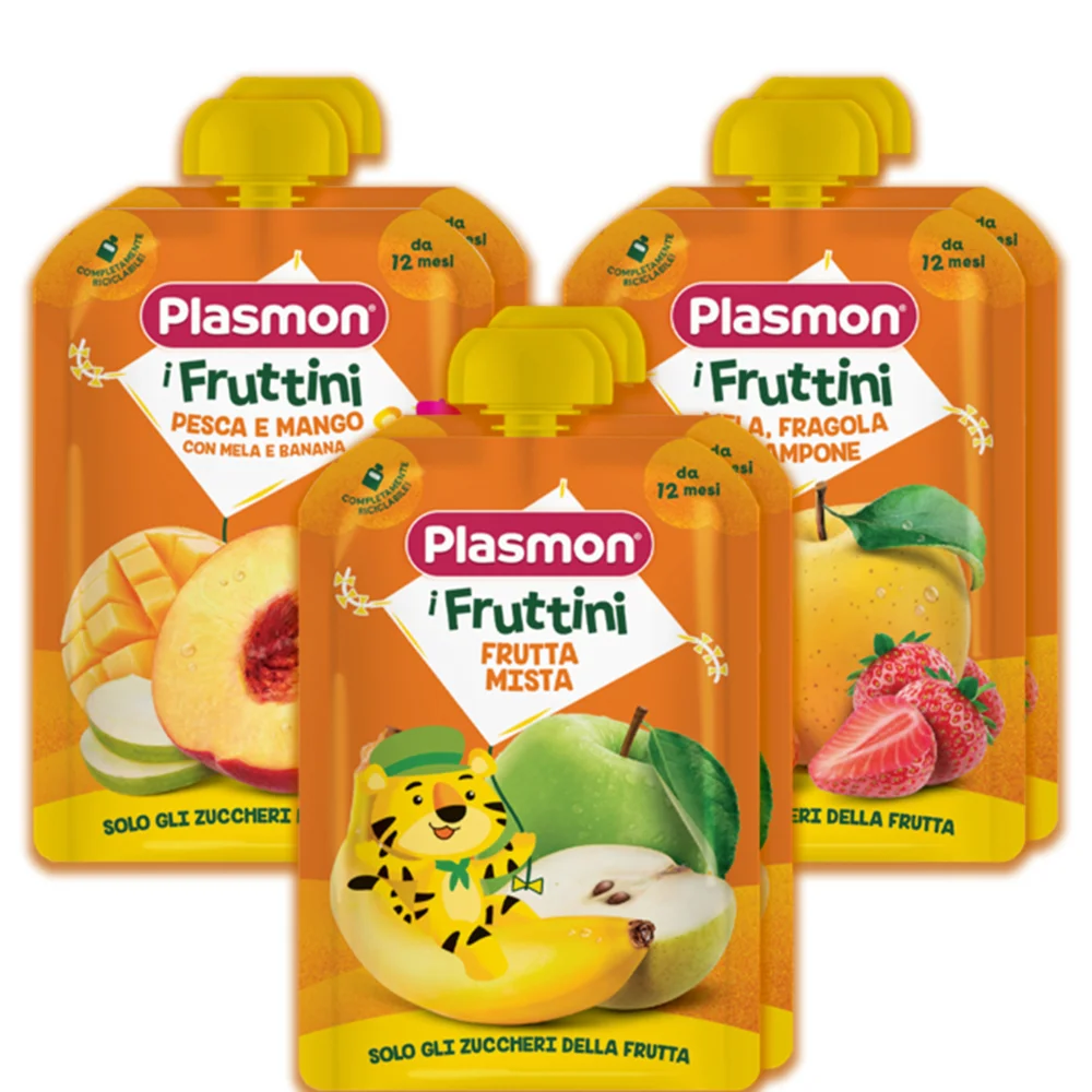 I Fruttini Plasmon Frutta Mista 6x130g Image 1