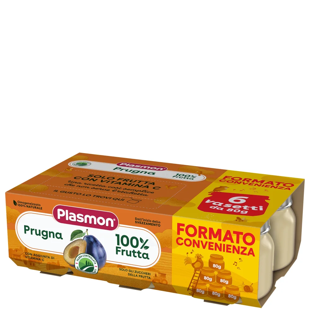 Omogeneizzato Frutta Prugna 6x80g Image 1