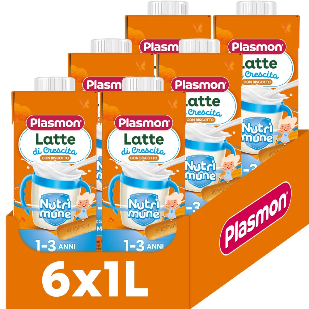 Latte di Crescita Nutri-mune con Biscotto 12-36 mesi 6 x 1000ml Image 1
