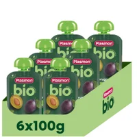 100% Frutta Biologica Prugna 6x100g