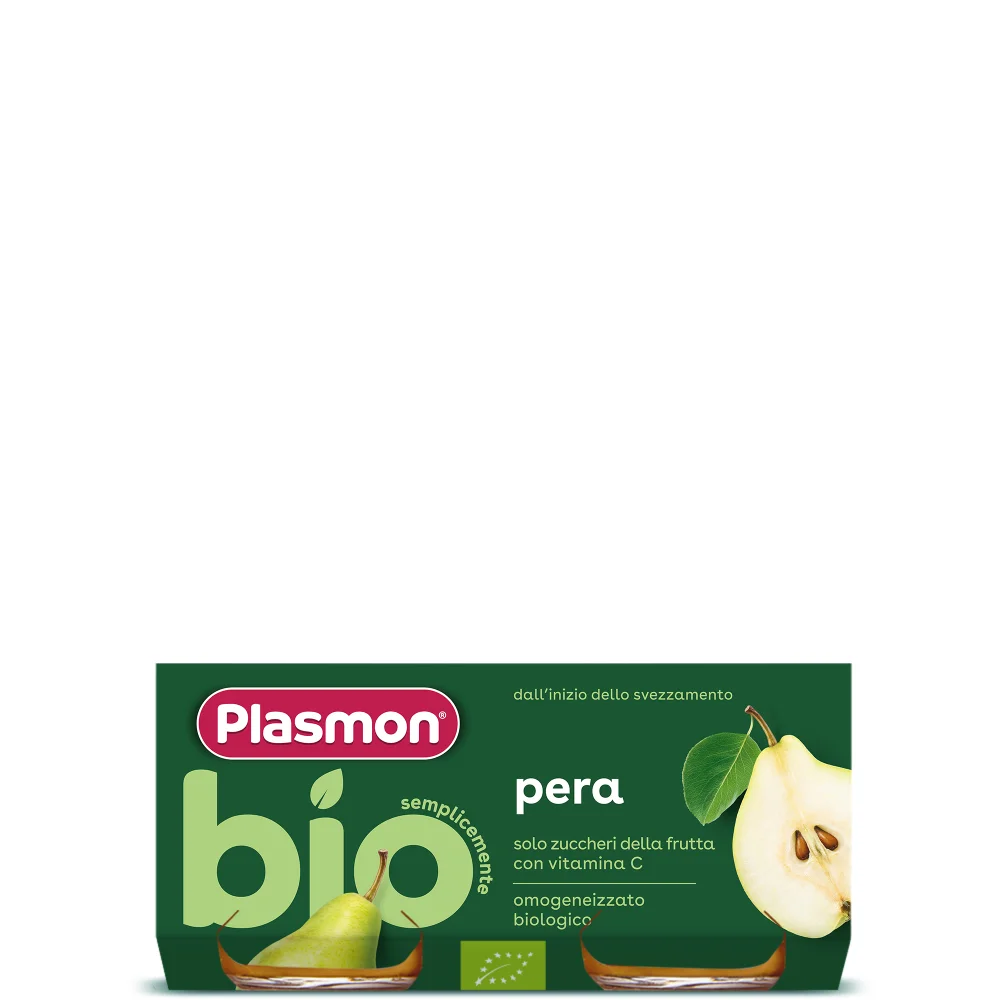 Omogeneizzato Biologico Frutta Pera, 3 confezioni da 2x80gr Image 1