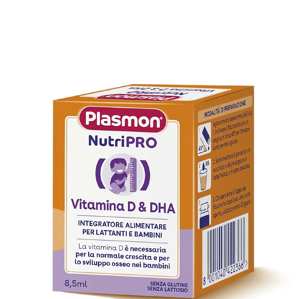 Integratore NutriPRO in Gocce Vitamina D & DHA per bambini Image 1