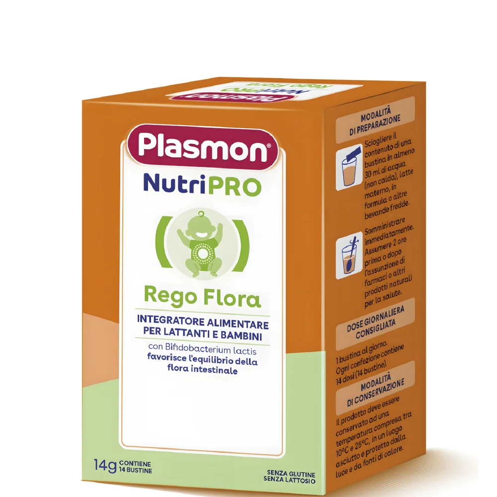 Integratore con fermenti lattici NutriPRO Rego Flora per bambini Image 1