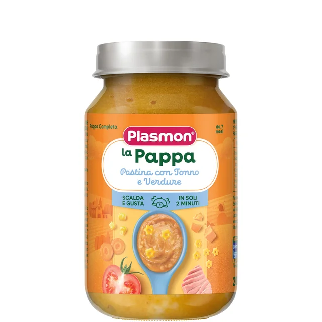 La Pappa - Pastina con tonno e verdure, 2 vasetti da 200g