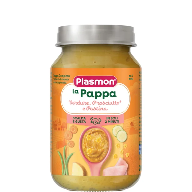 La Pappa - Verdure Prosciutto e Pastina, 2 vasetti da 200g