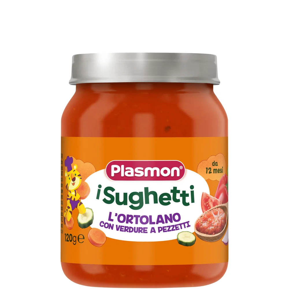 Sughetto l'Ortolano con verdure a pezzettini, 2 vasetti da 120g Image 1
