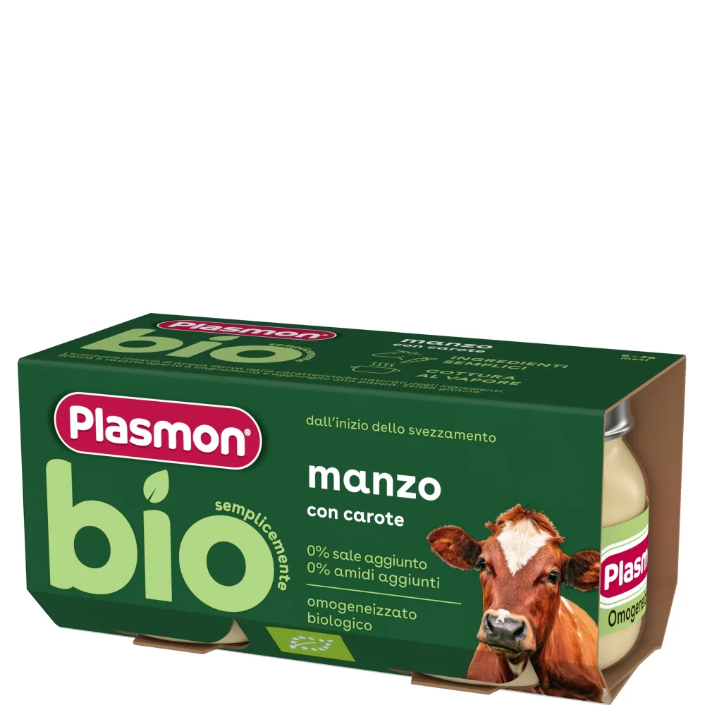 Omogeneizzato Biologico Manzo 2 x 80g Image 1