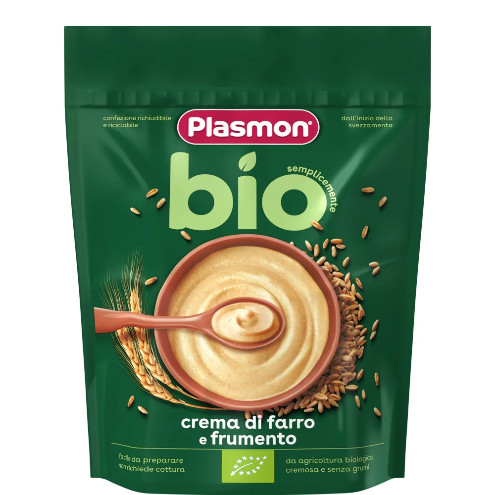 Crema di Cereali Biologica di Farro e Grano 200g Image 1