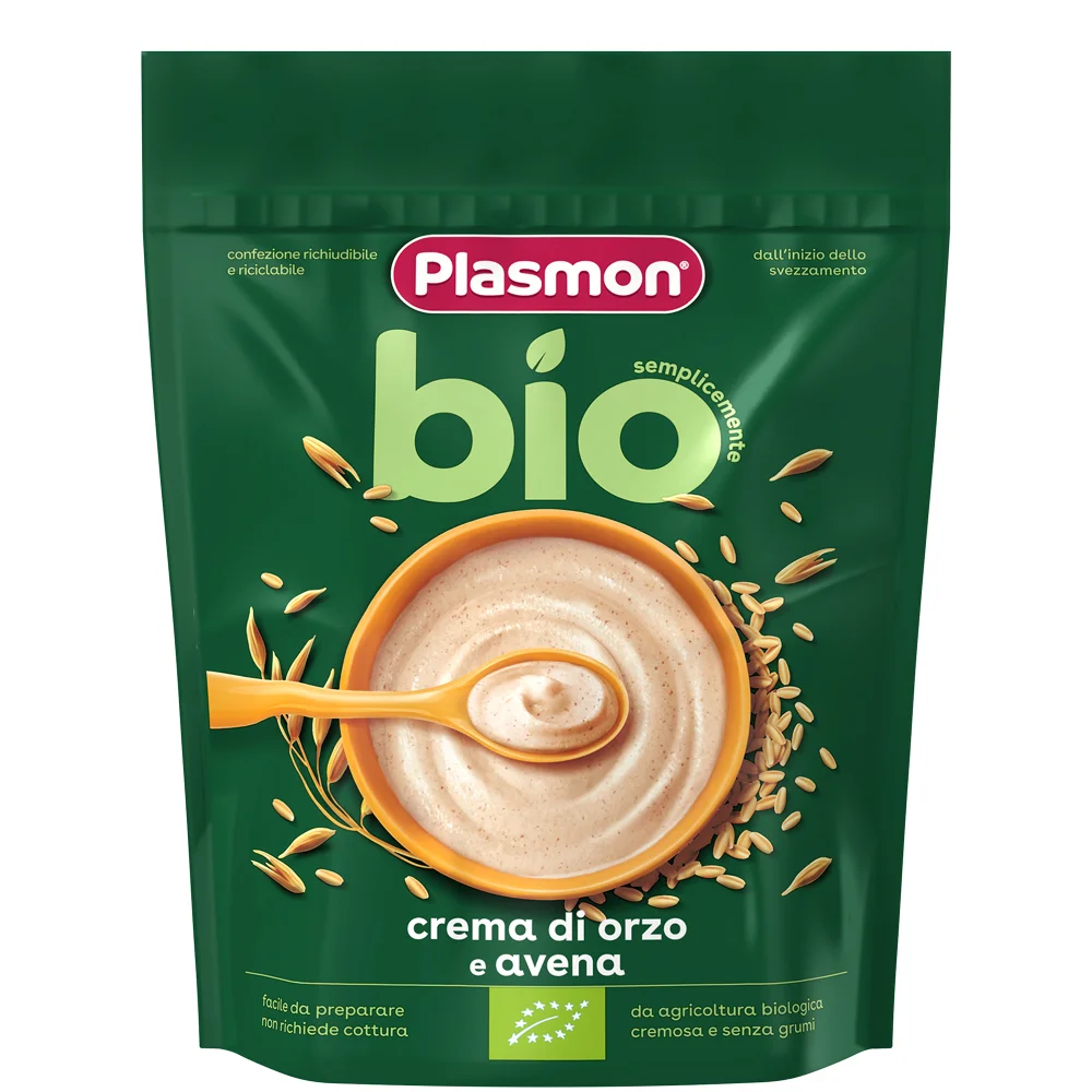 Crema di Cereali Biologica di Avena e Orzo, 2 confezioni da 200g Image 1