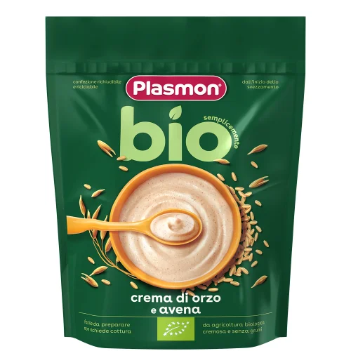 Crema di Cereali Biologica di Avena e Orzo, 2 confezioni da 200g Image 1