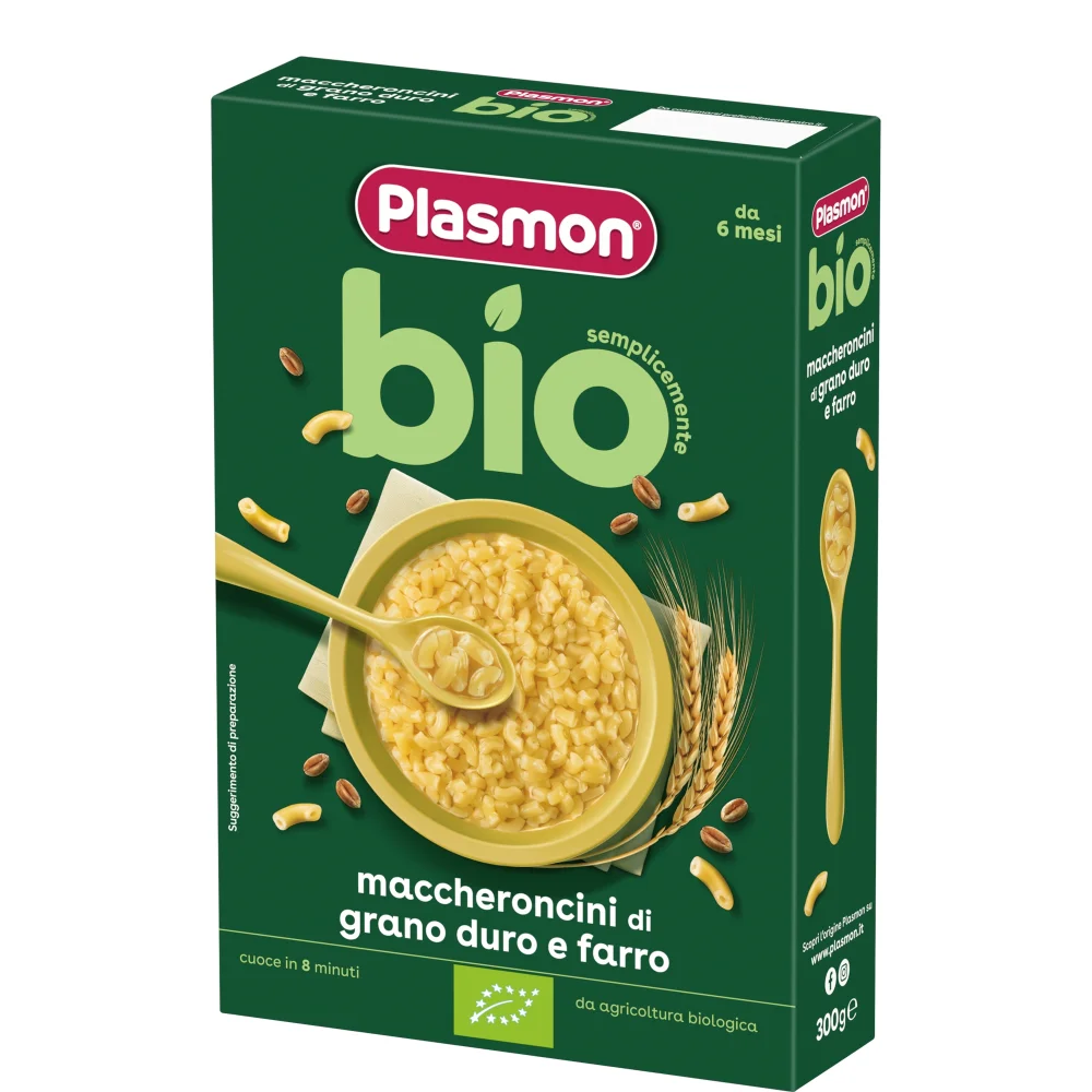 Pastina Biologica Maccheroncini , 2 confezioni da 300g Image 1