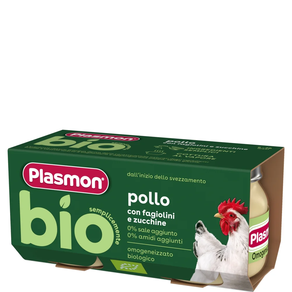 Omogeneizzato Biologico Pollo, 3 confezioni da 2x80gr Image 1