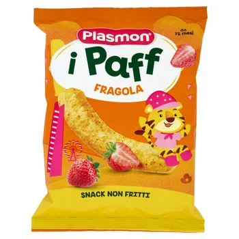 Plasmon Snack i Paff Fragola 5 x 15g