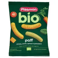 Plasmon Paff Biologico Carota, Zucca, Spinaci e Pomodoro 5x15g