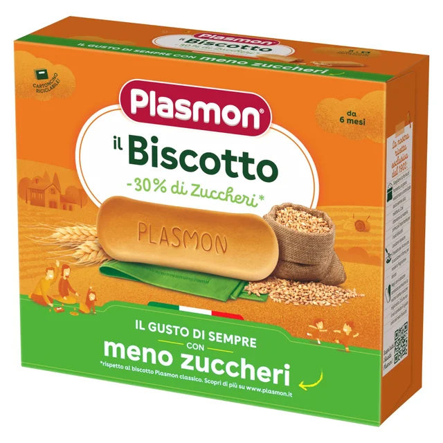 Biscotto con -30% di zuccheri 2x320g