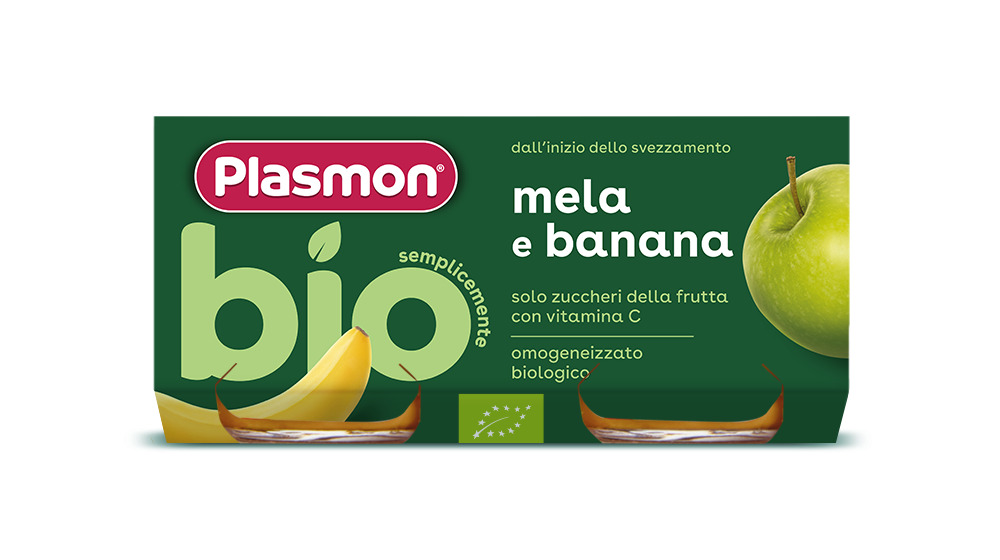 Omogeneizzato di Banana e Mela Bio