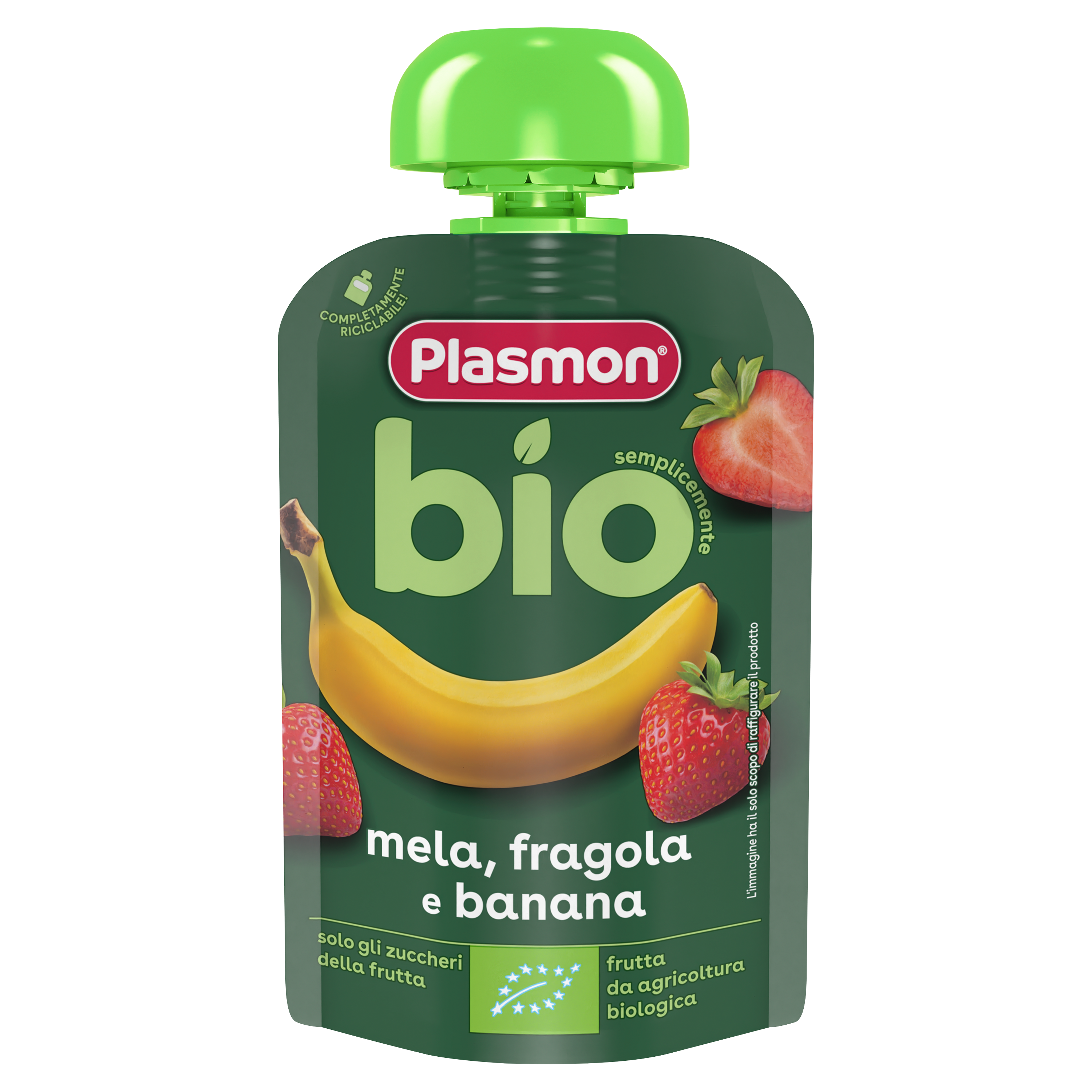 Frullato di Mela, Fragola e Banana Bio