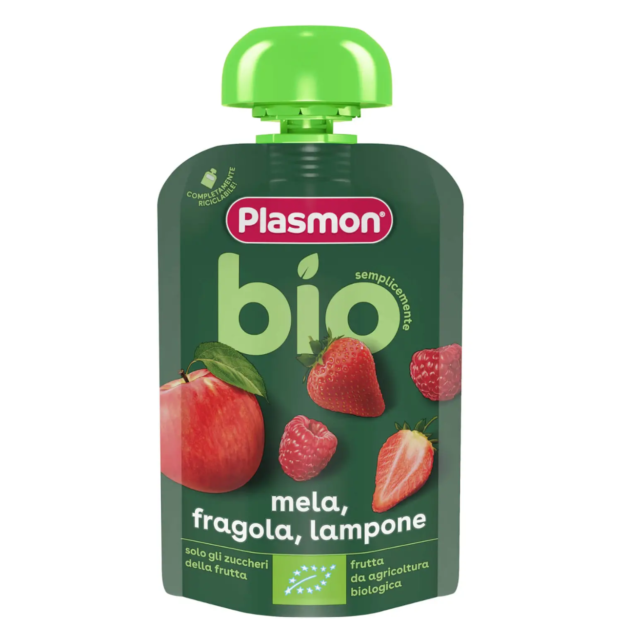 Frullato di Mela, Fragola e Lampone Bio