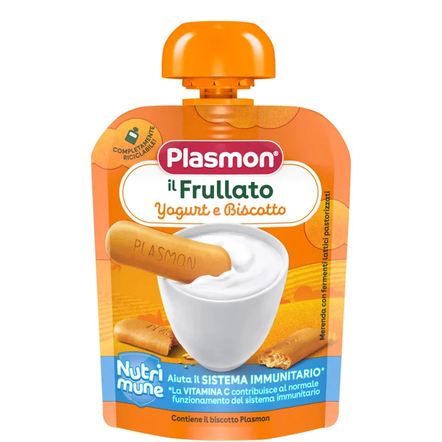 Plasmon Il Frullato Nutri-Mune Biscotto e Yogurt 6 x 85g